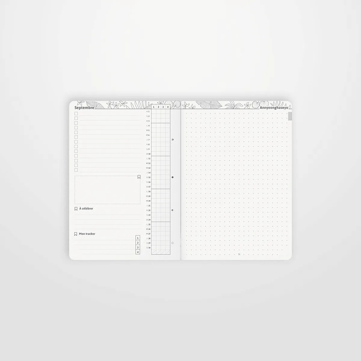 My365 My Agenda 2025/2026 poche A6 Sable + jaquette chocolat