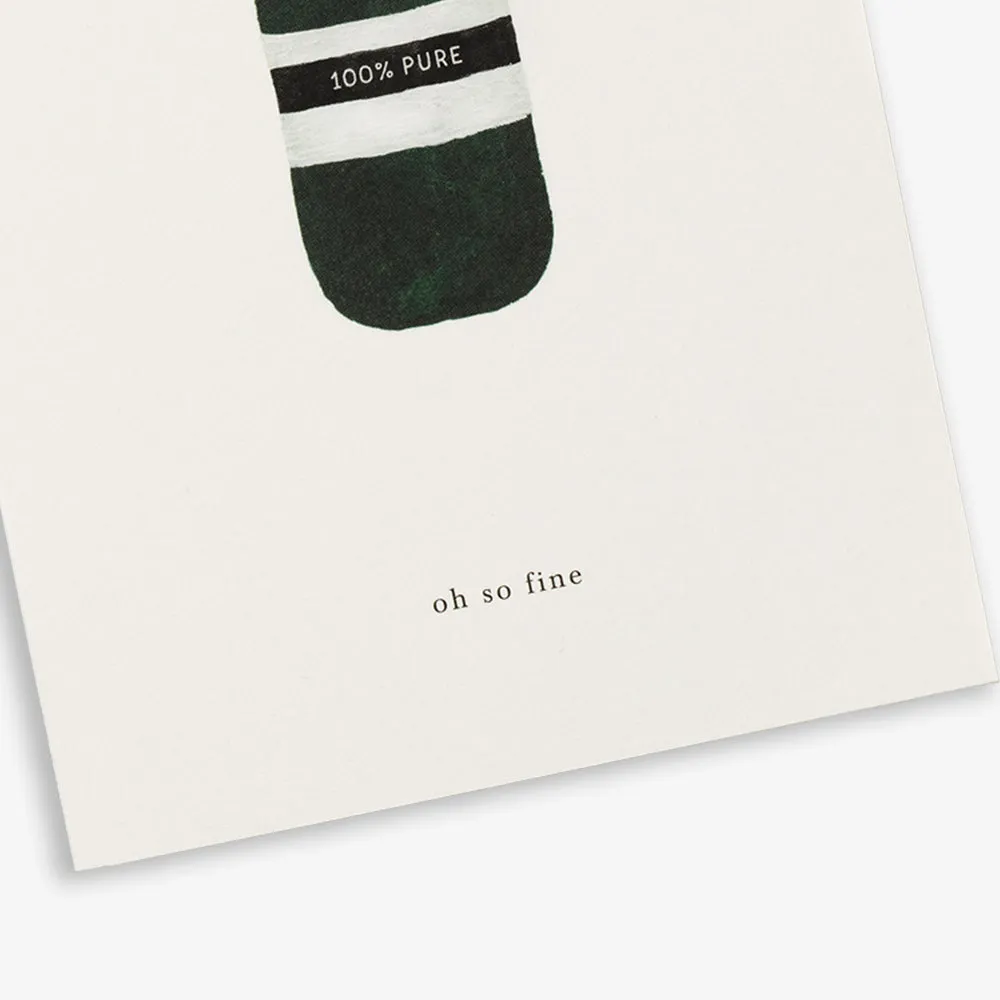 Kartotek Bottle carte de vœux avec enveloppe oh so fine