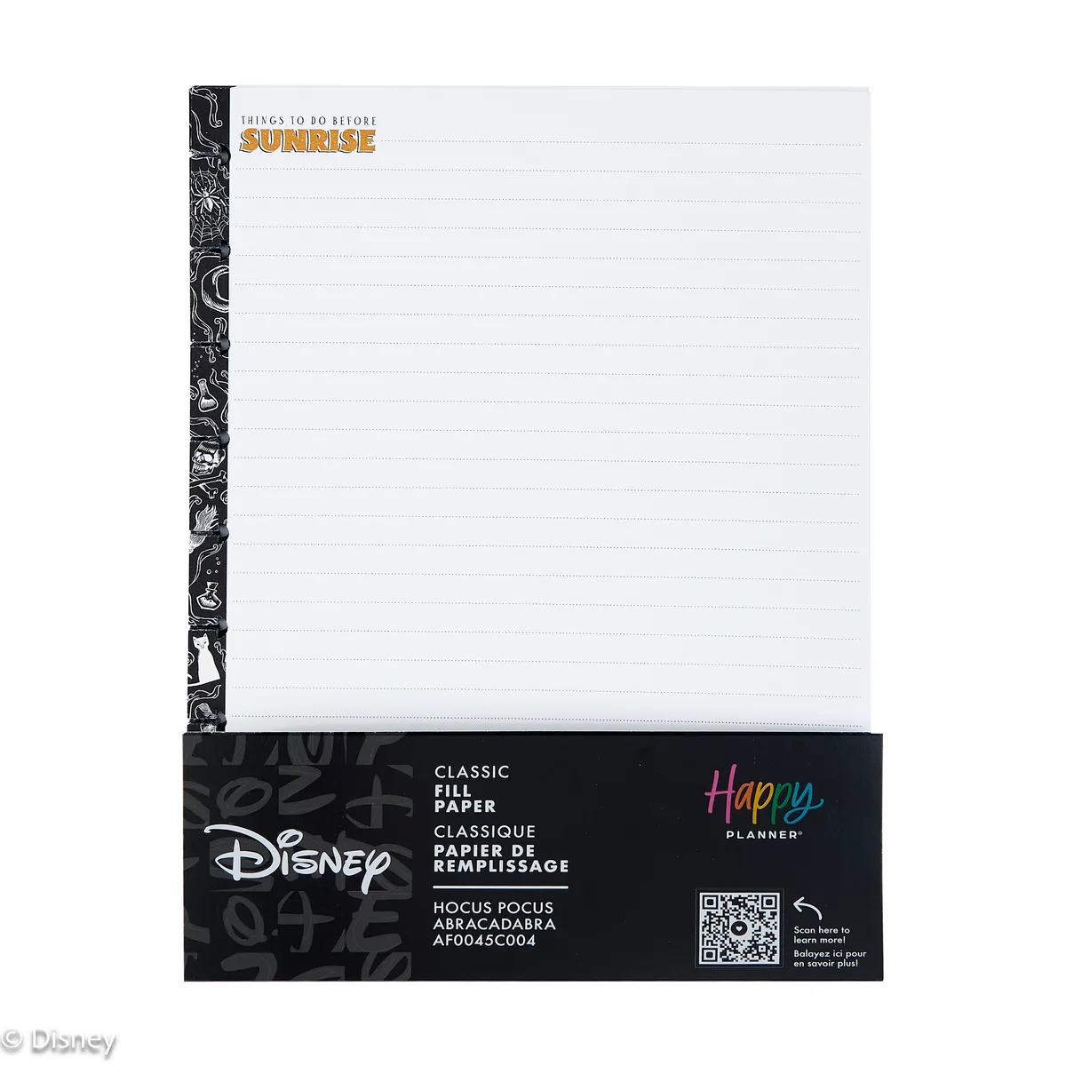 Happy Planner Hocus Pocus recharge papier classic 40 feuilles