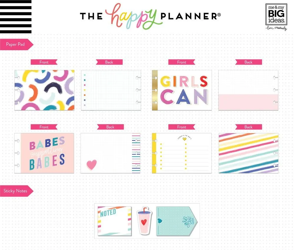 Me & my big ideas Happy Planner Encourager pack accessoires planner