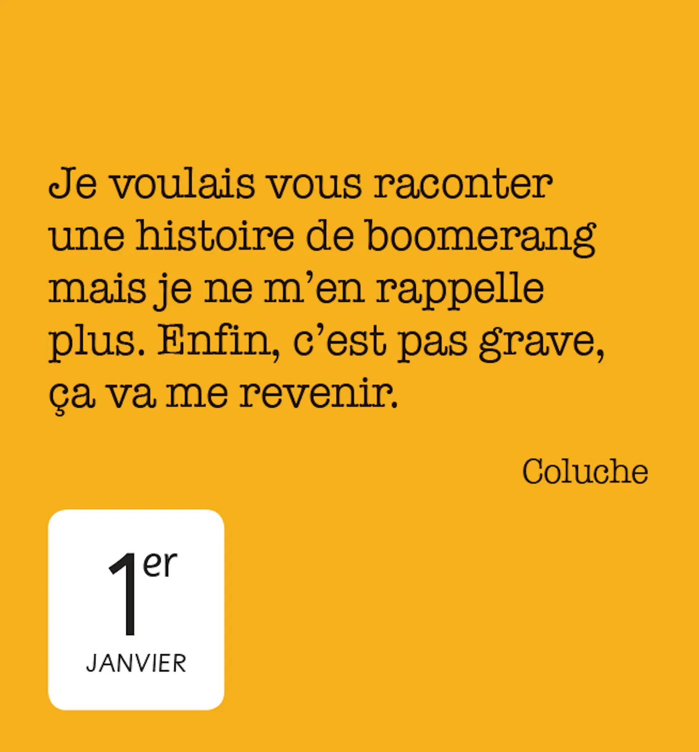 Frigobloc Mini calendrier 365 jours humour citations