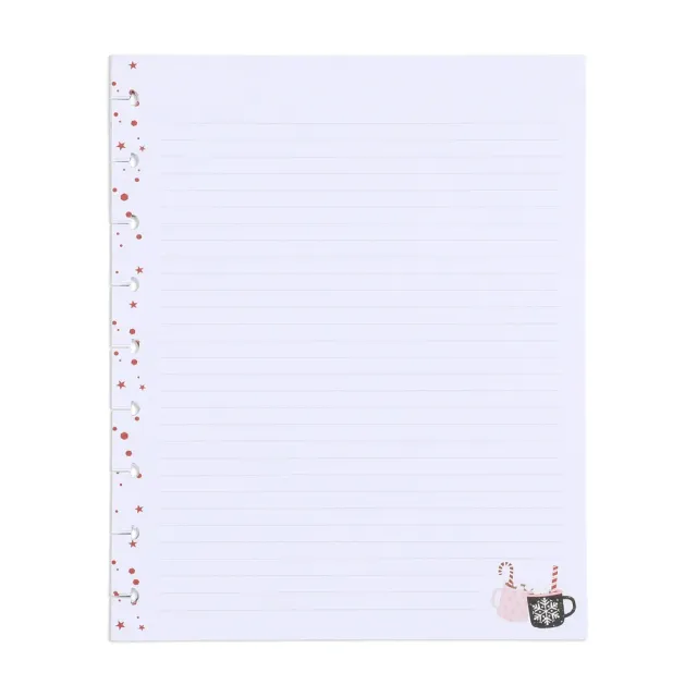 Happy Planner Christmas Cocoa Classic papier ligné 40 feuilles