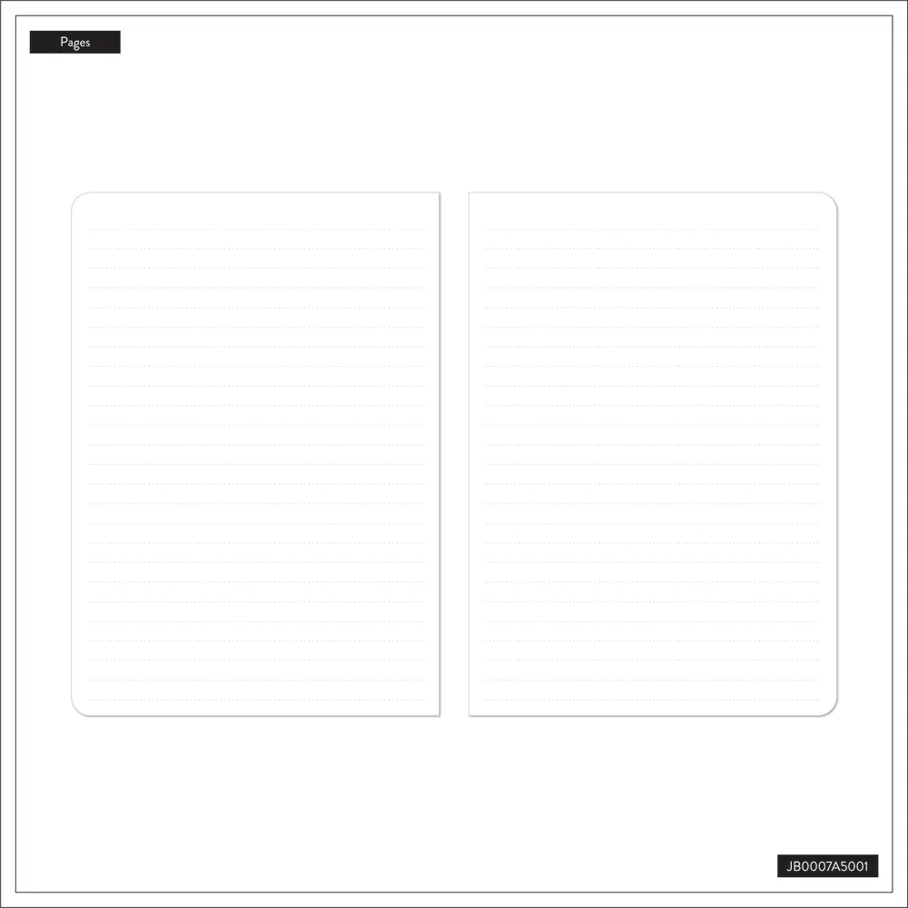 Happy Planner Velvet Stargazer journal pointillé 80 velours bleu
