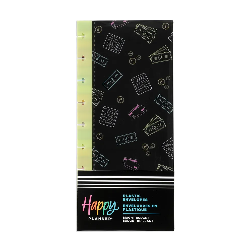 Happy Planner Bright Budget enveloppes Classic x3 budget