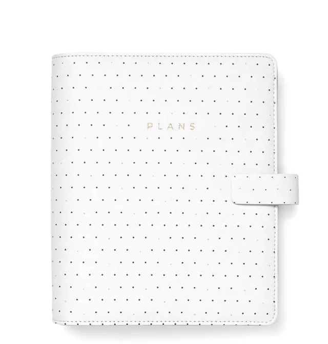 Filofax Moonlight Organiser A5 agenda à anneaux blanc