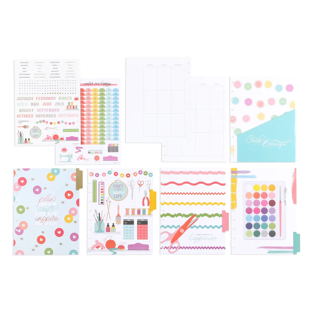 Happy Planner Miss Maker recharge checklist Classic 4 mois couture