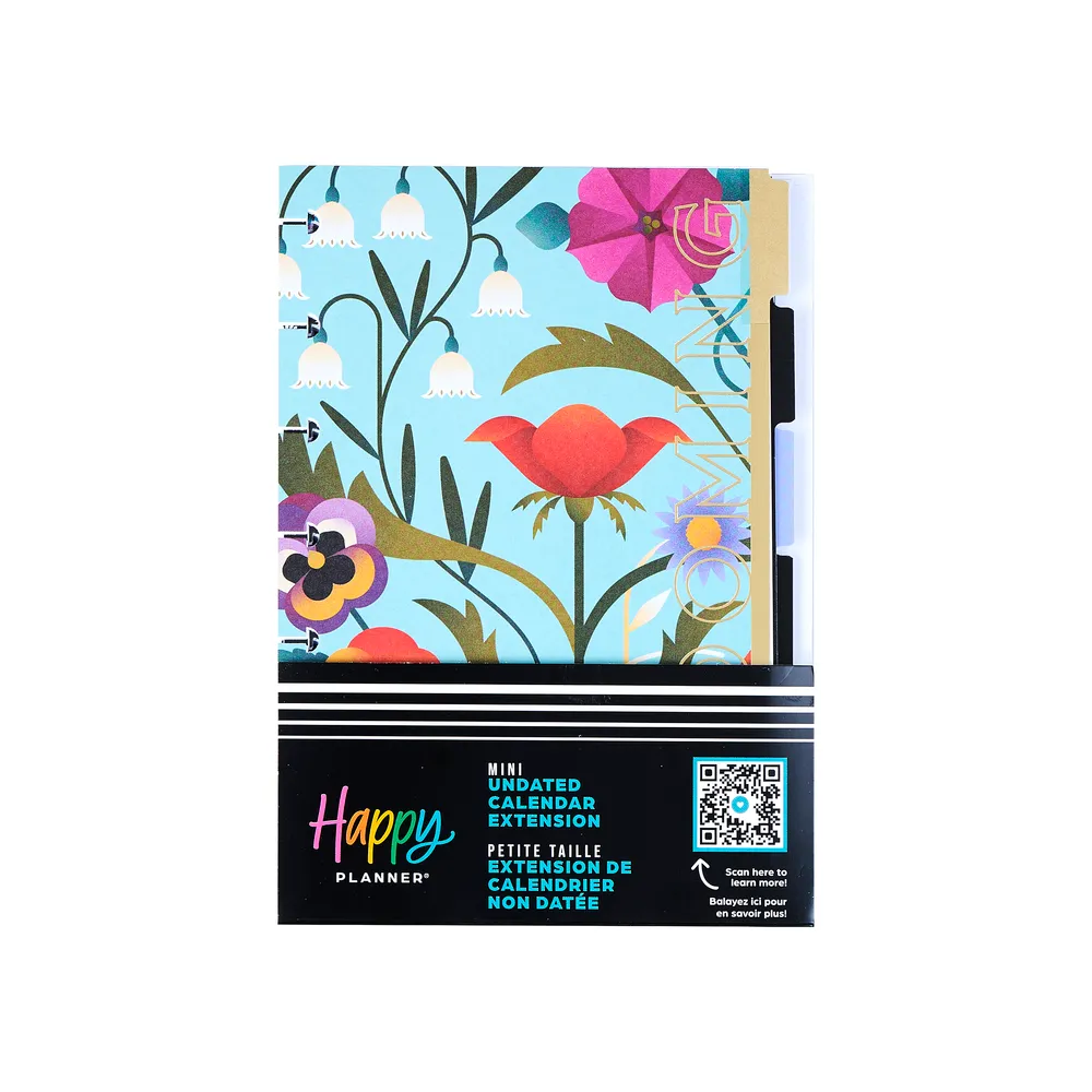 Happy Planner Radiant Garden extension Mini 6 mois