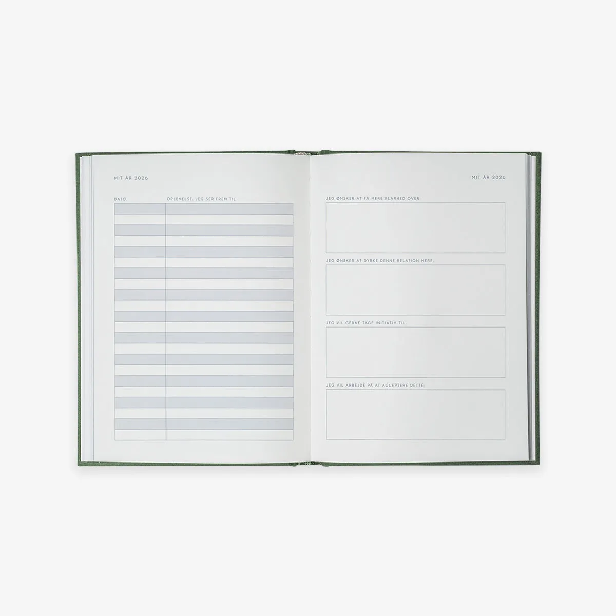 Kartotek Kalenderbog 2026 agenda danois tissu