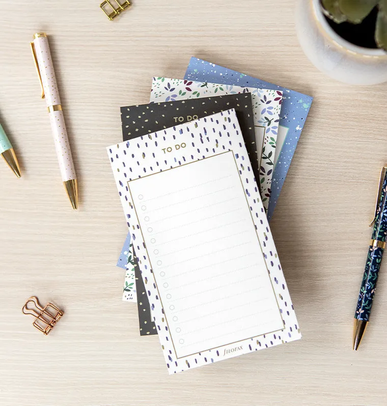 Filofax Indigo bloc-notes To Do Personal papier épais