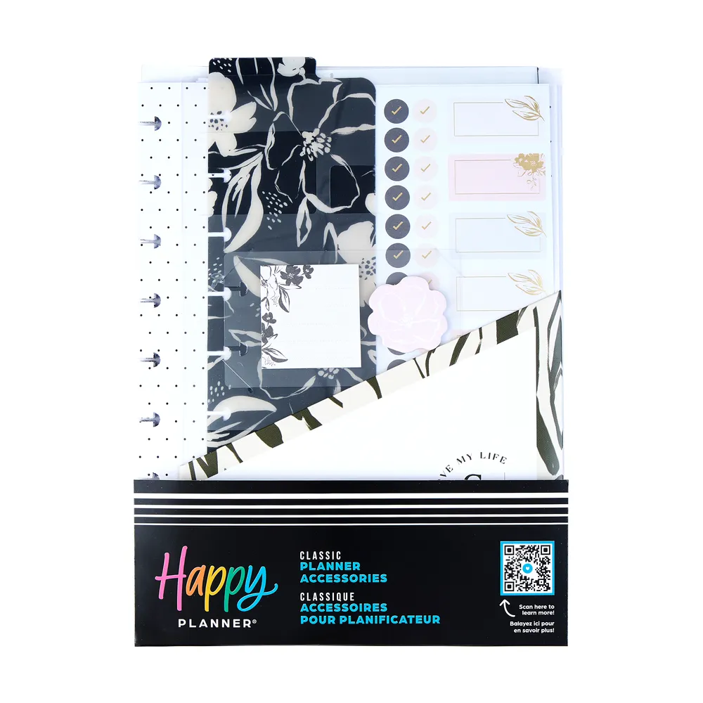 Happy Planner Sketchy Florals Classic pack accessoires parental