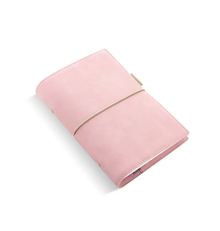 Filofax Domino Soft agenda à anneaux Personal rose