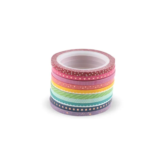 Me & my big ideas ROYGBIV masking tape fin arc-en-ciel x10