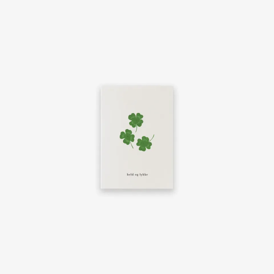 Kartotek Kløver petite carte A7 porte-bonheur