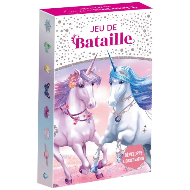 Frigobloc Licornes de rêve jeu de bataille jeu de cartes 48 cartes