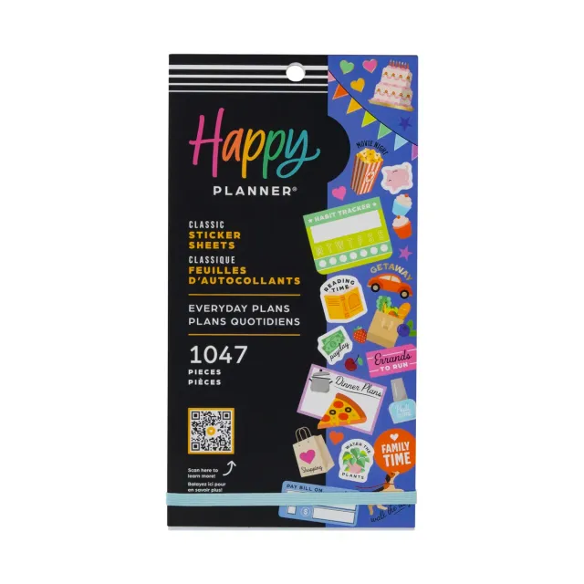 Happy Planner Everyday Plans stickers Classic 30 planches
