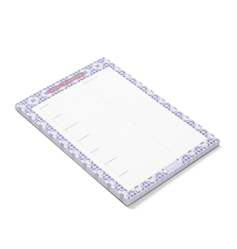 Filofax Mediterranean bloc repas magnétique frigo 60 feuilles