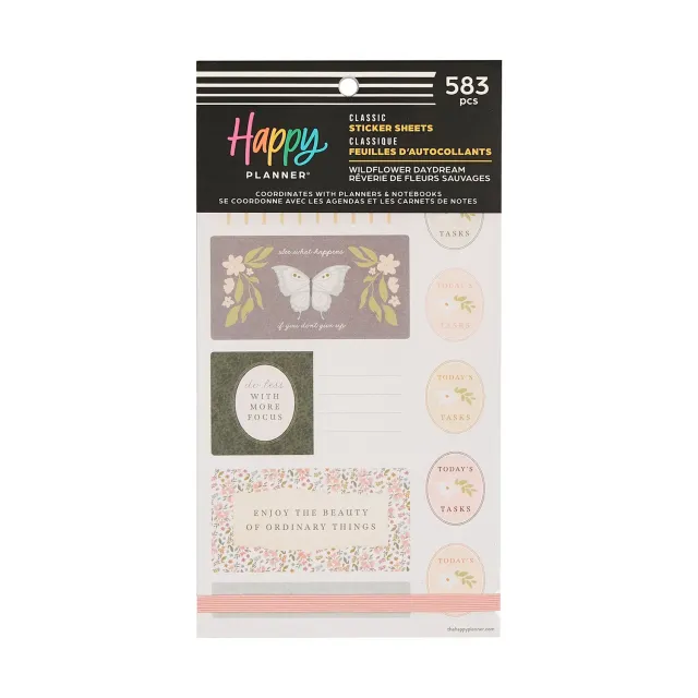 Happy Planner Wildflower Daydream value pack stickers floral