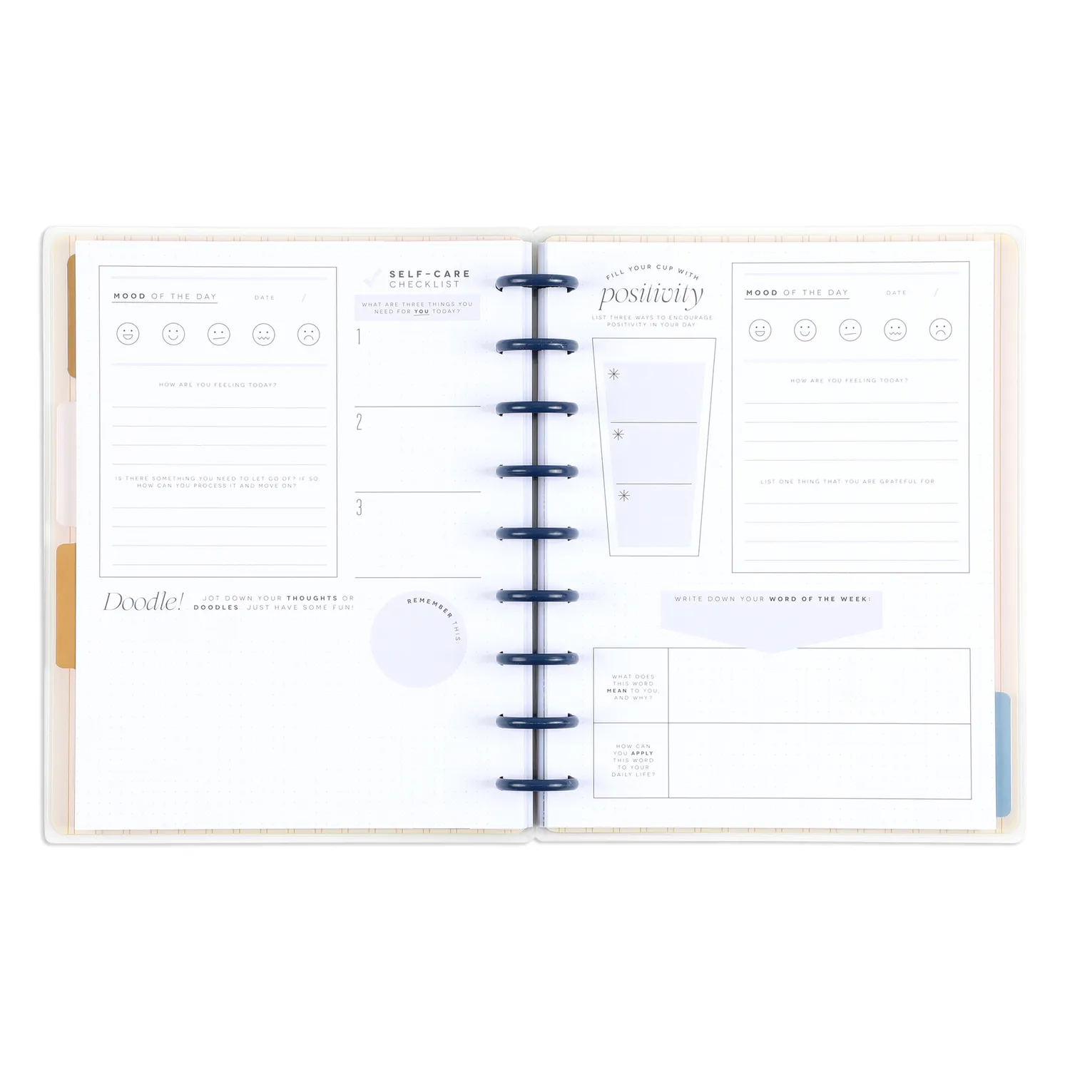 Me & my big ideas Classic Ditsies journal guidé humeur 80 feuilles