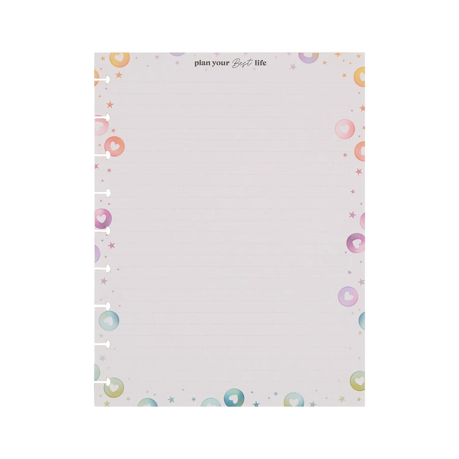 Happy Planner 10 Years recharge checklist Classic 40 feuilles ligné