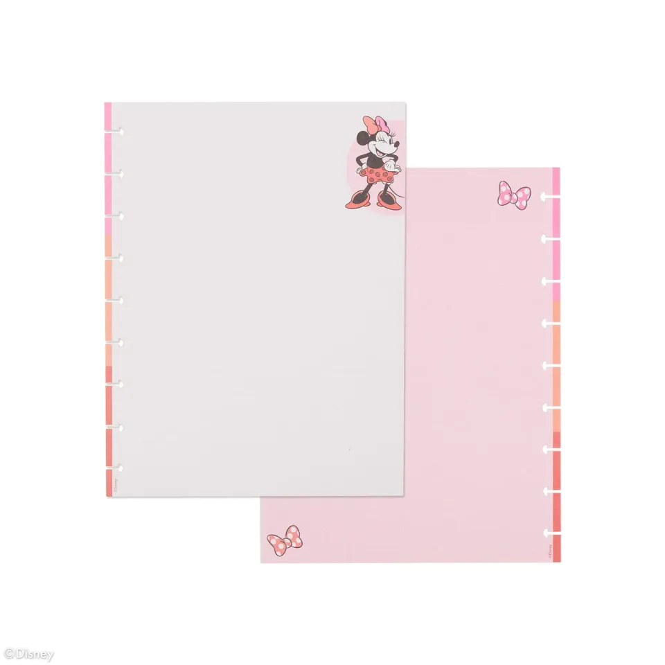 Happy Planner Minnie Bow Happy recharge agenda Classic 40 feuilles pointillés