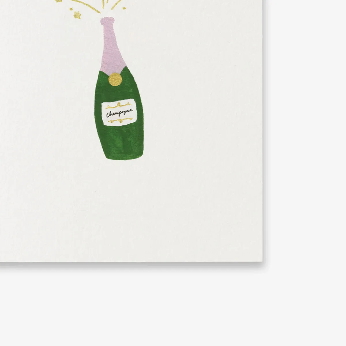 Kartotek Champagne petite carte A7 fête