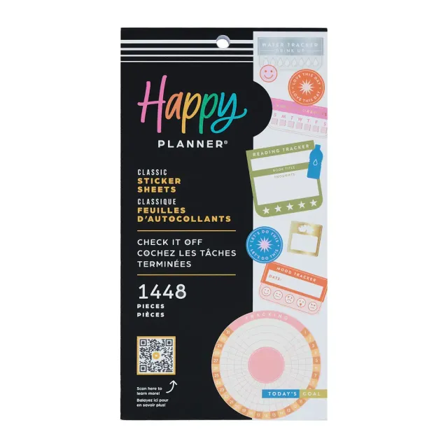 Happy Planner Check It Off stickers checklist 1448 pièces