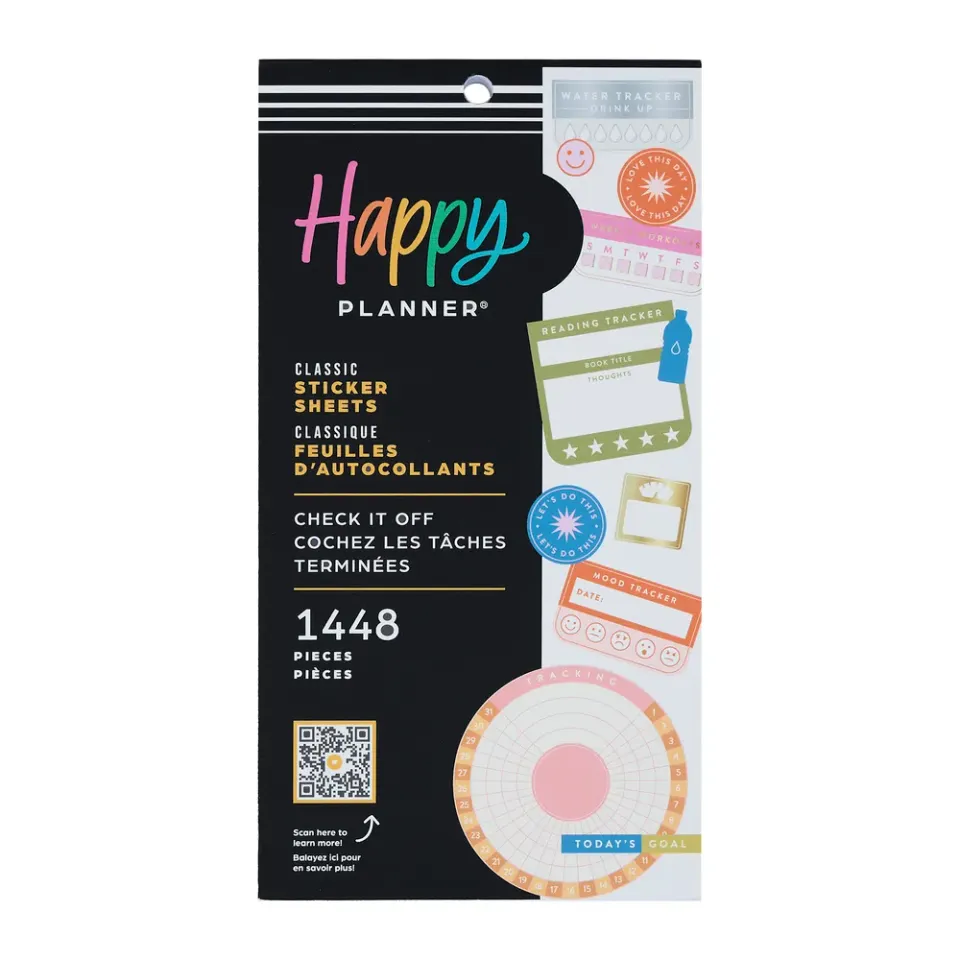 Happy Planner Check It Off stickers checklist 1448 pièces