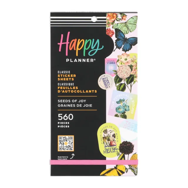 Happy Planner Seeds of Joy stickers agenda floral 560 stickers