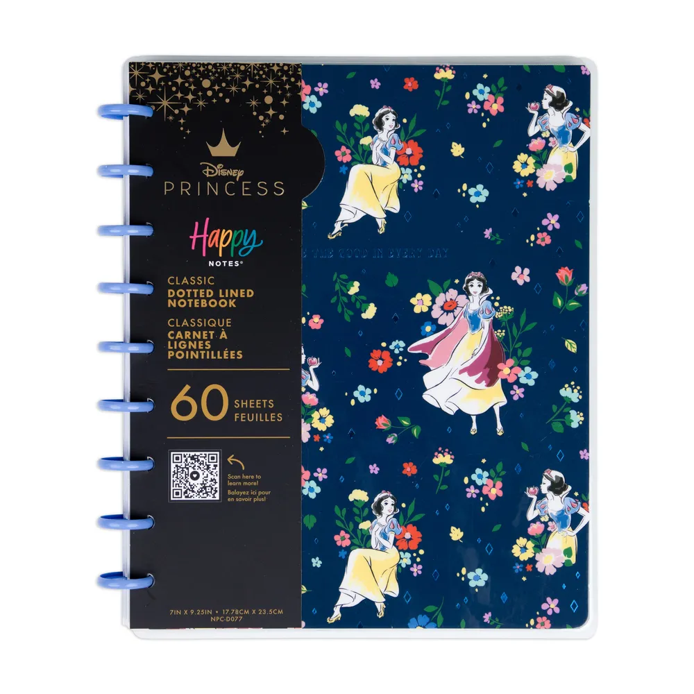 Happy Planner Disney Snow White carnet Classic pointillé 60