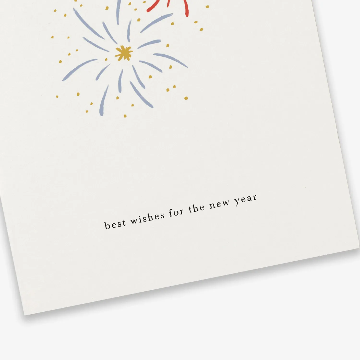 Kartotek Fireworks carte de voeux nouvel an avec enveloppe