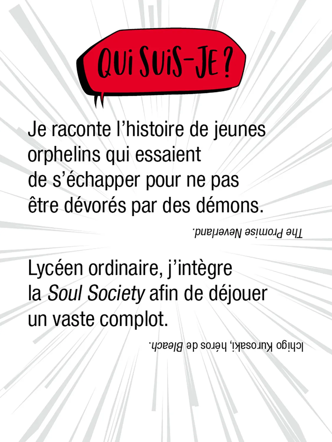 Frigobloc Boîte quiz Manga jeu 300 questions
