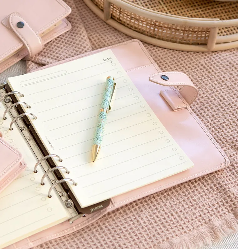 Filofax Malden organiseur A5 cuir rose véritable