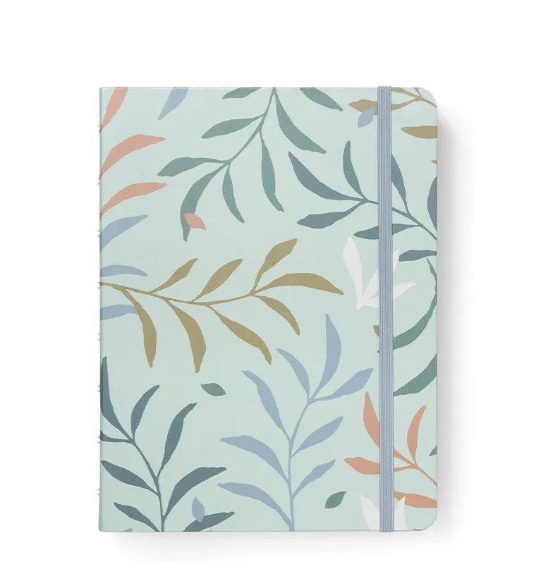 Filofax Botanical Notebook A5 carnet bleu rechargeable