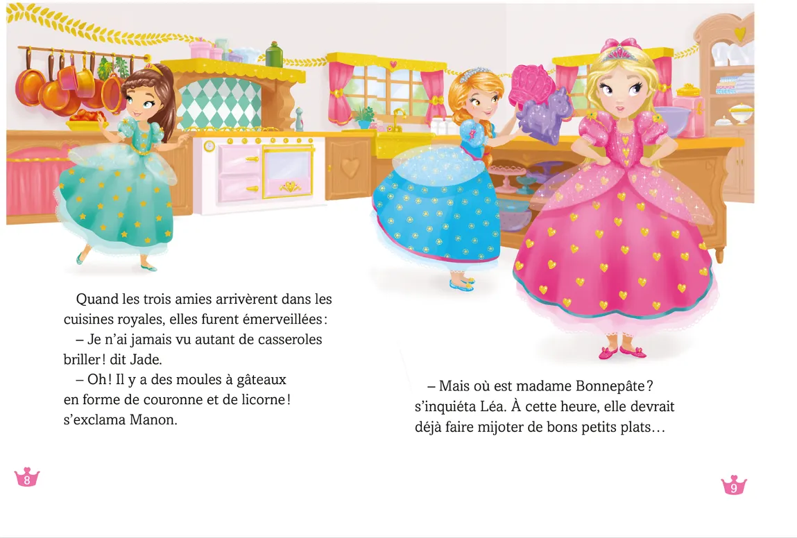 Frigobloc Une deux trois Princesses roman tome 8 anniversaire