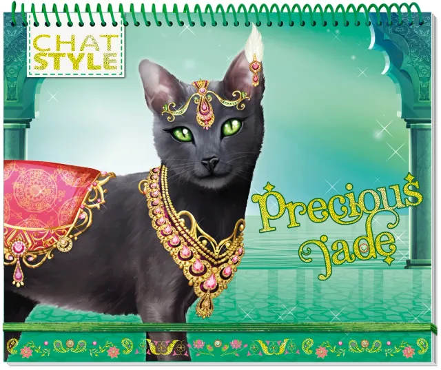 Frigobloc Animal Style Chats cahier pochoirs autocollants