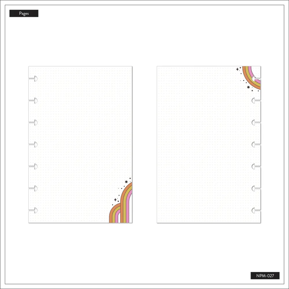 Happy Planner Desert Mystic mini carnet 60 feuilles dot grid
