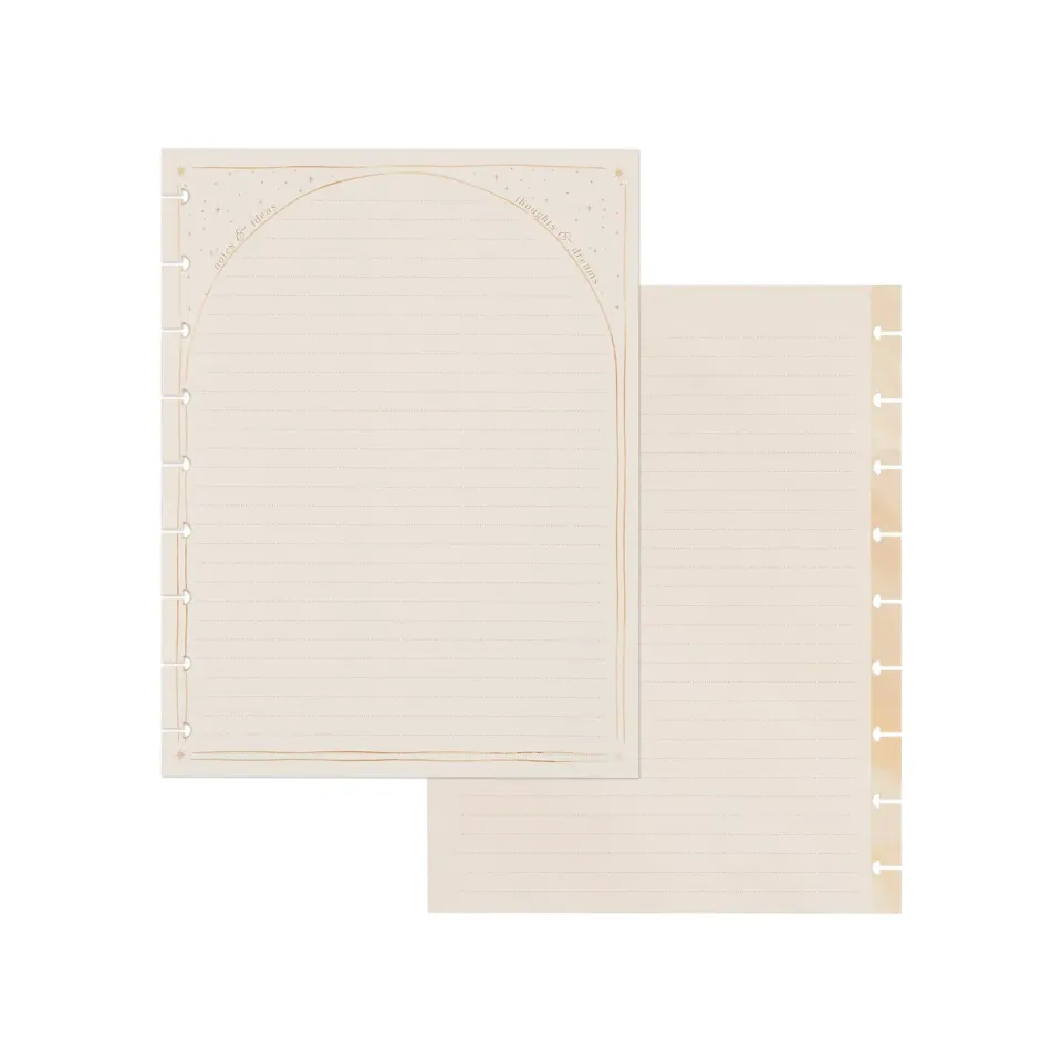 Happy Planner Modern Balance papier ligné pointillé Classic