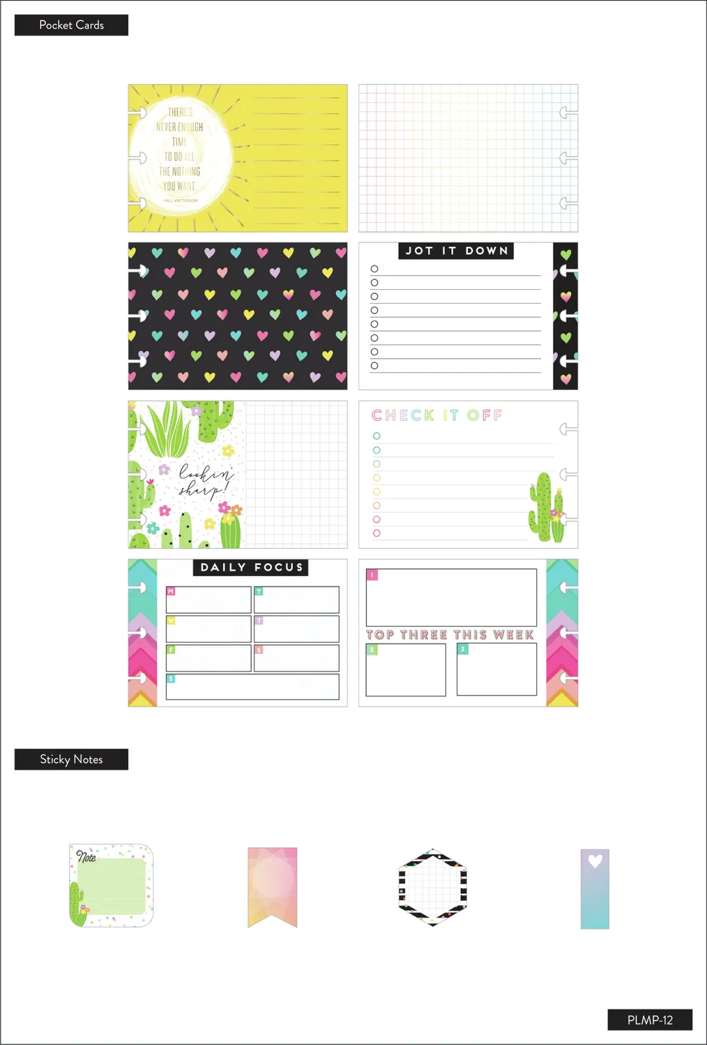 Happy Planner Brights multipack accessoires 463 pièces