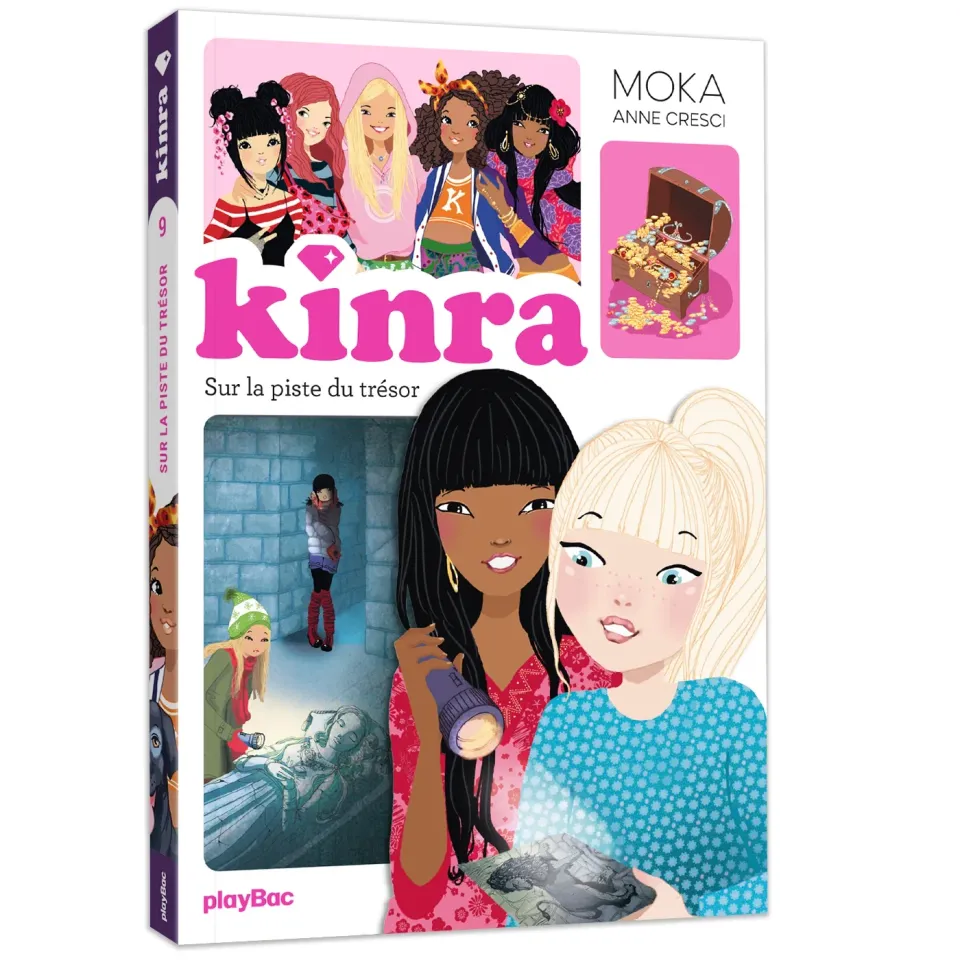 Kinra Girls Sur la piste du trésor Tome 9 roman code secret
