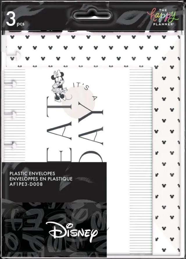 Happy Planner Disney Modern Mickey Minnie enveloppes x3