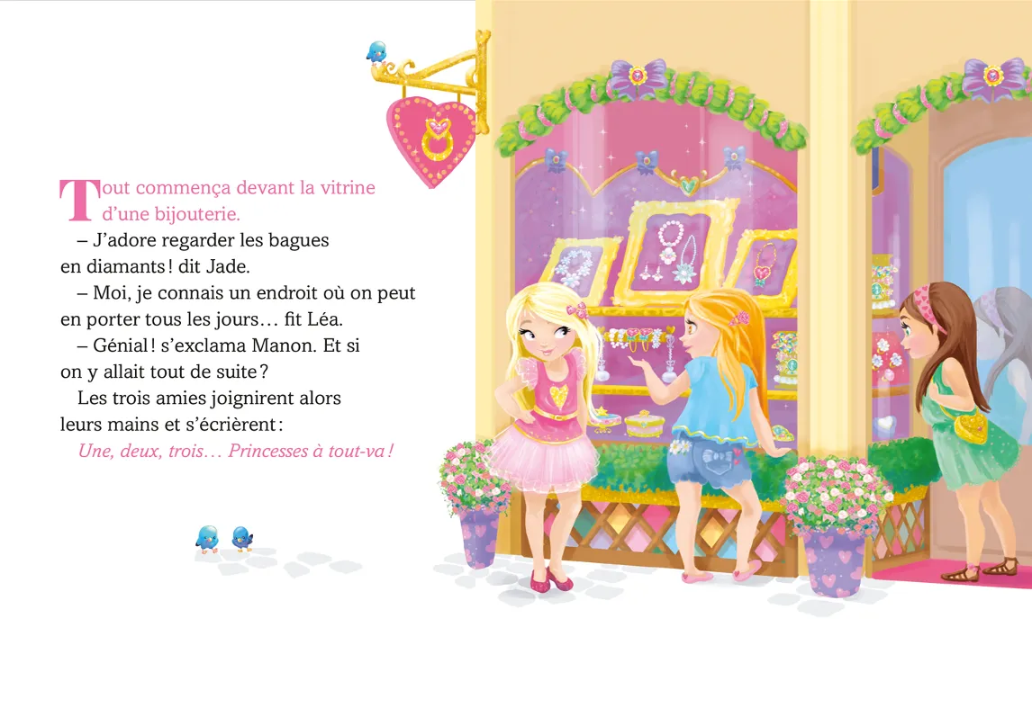 Frigobloc Une Deux Trois Princesses Bague Magique roman nouvelle édition