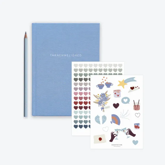 Kartotek Slow November Bundle coffret journal Taknemmelighed danois