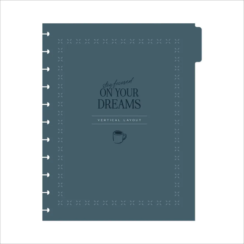 Happy Planner extension verticale Big non datée 6 mois rechargeable