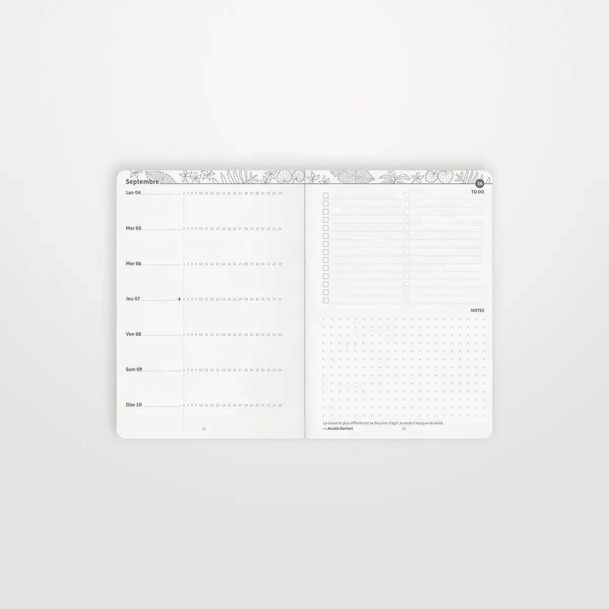 My365 My Agenda 2025/2026 poche A6 Sable + jaquette chocolat