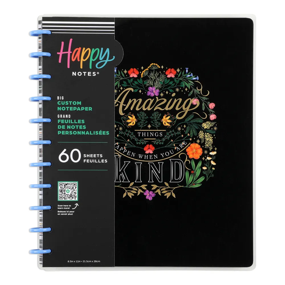 Me & my big ideas Happy Notes Moody Blooms carnet Big 60 feuilles