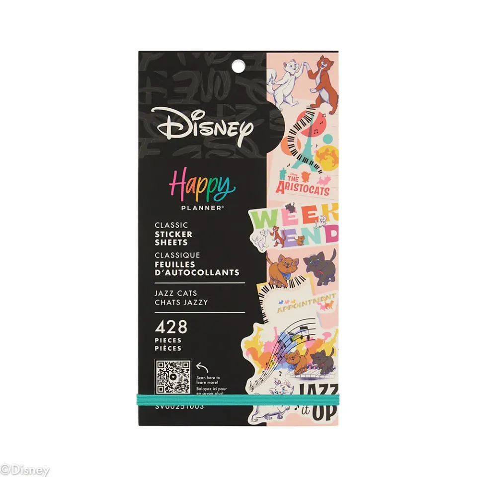 Happy Planner Disney Aristocats stickers value pack 428