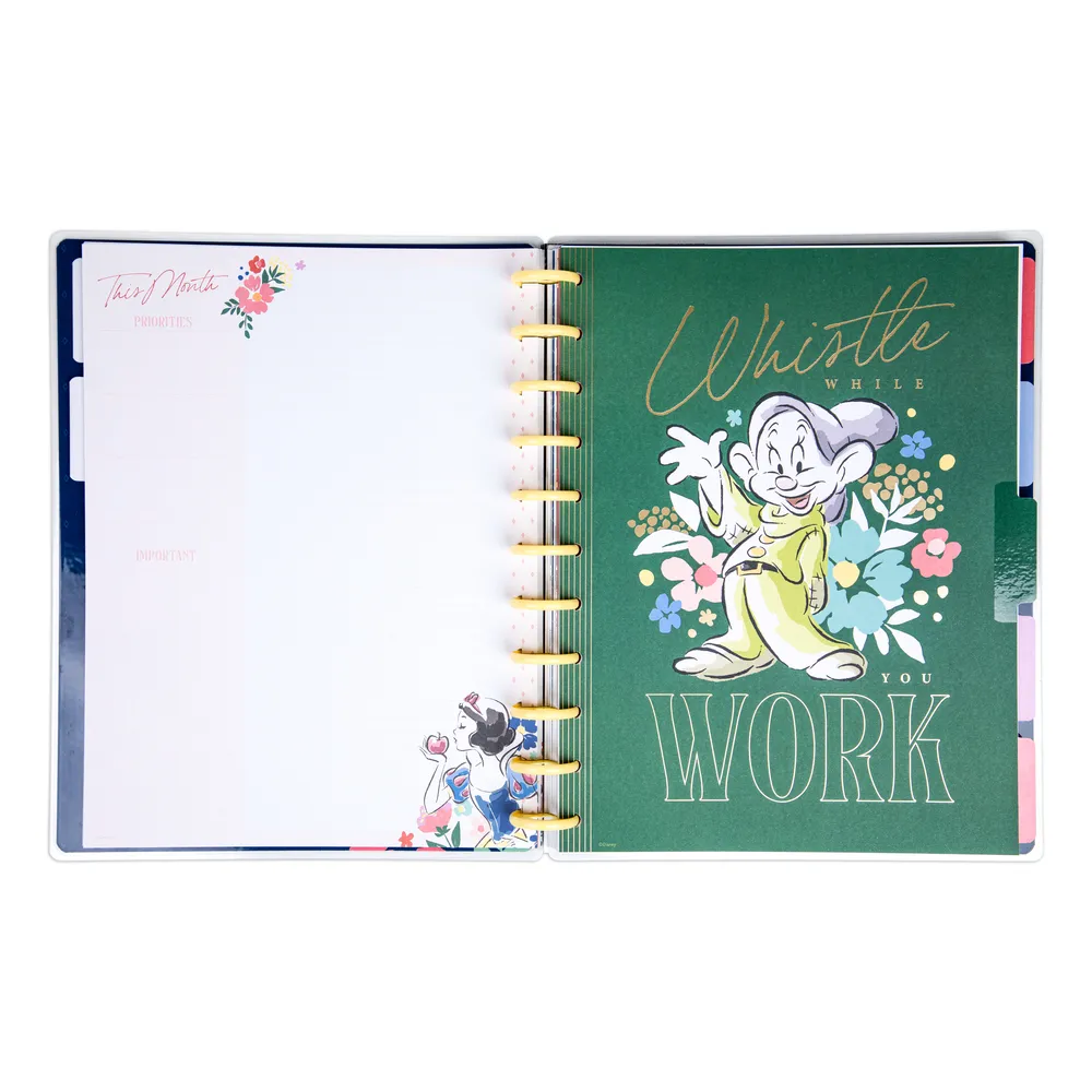 Happy Planner Big agenda Disney Blanche-Neige vertical nondaté