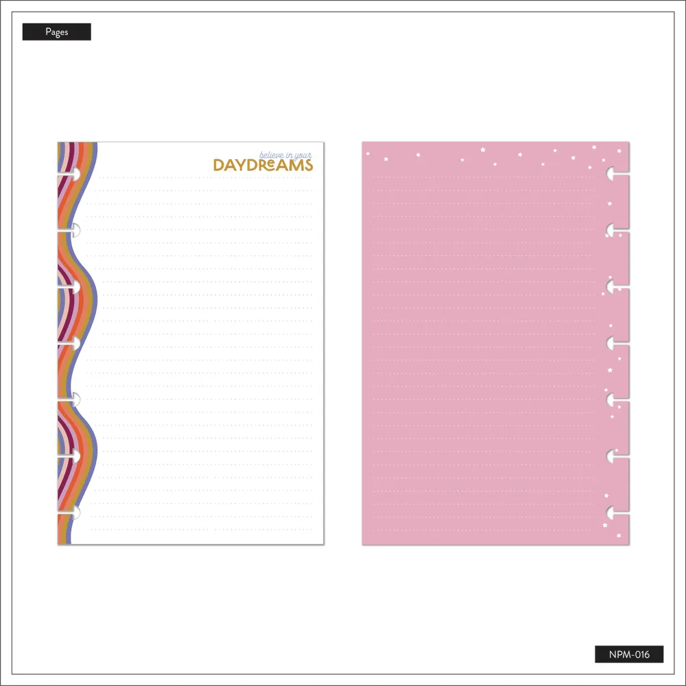 Happy Planner Love is Love carnet à disques mini pointillé