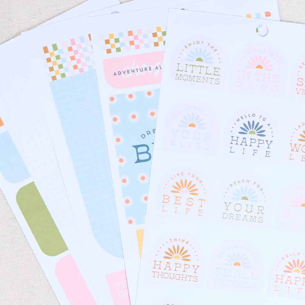 Happy Planner Simple Joys Big stickers 484 pièces