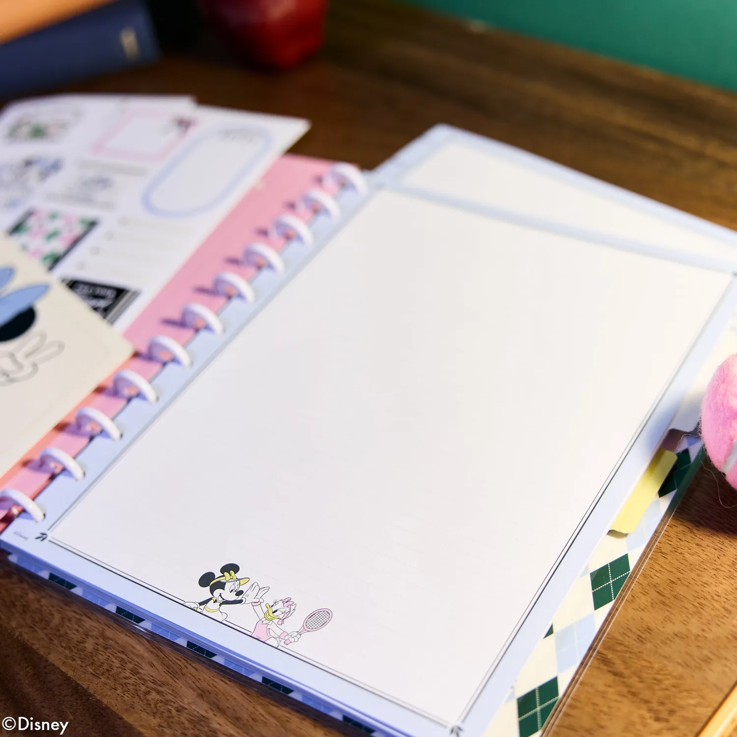Happy Planner Disney Minnie Daisy Varsity Teacher pack Big accessoires